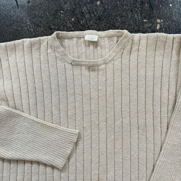 Vintage 90s Silk Blend Knit Sweater Womens Size 18 (XL) Essential Vintage Style - Picture 1 of 16